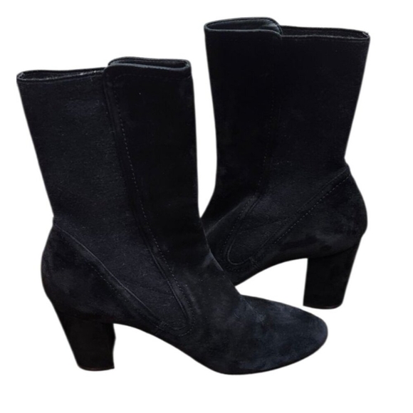 Stuart Weitzman Women's Boots Suede FIFER 80 Size 9.5 - Picture 12 of 16